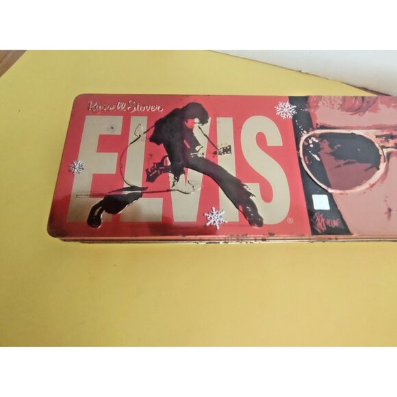 Russell Stover Elvis Presley Collectible  Christmas candy tin. 1997 - Picture 2 of 7